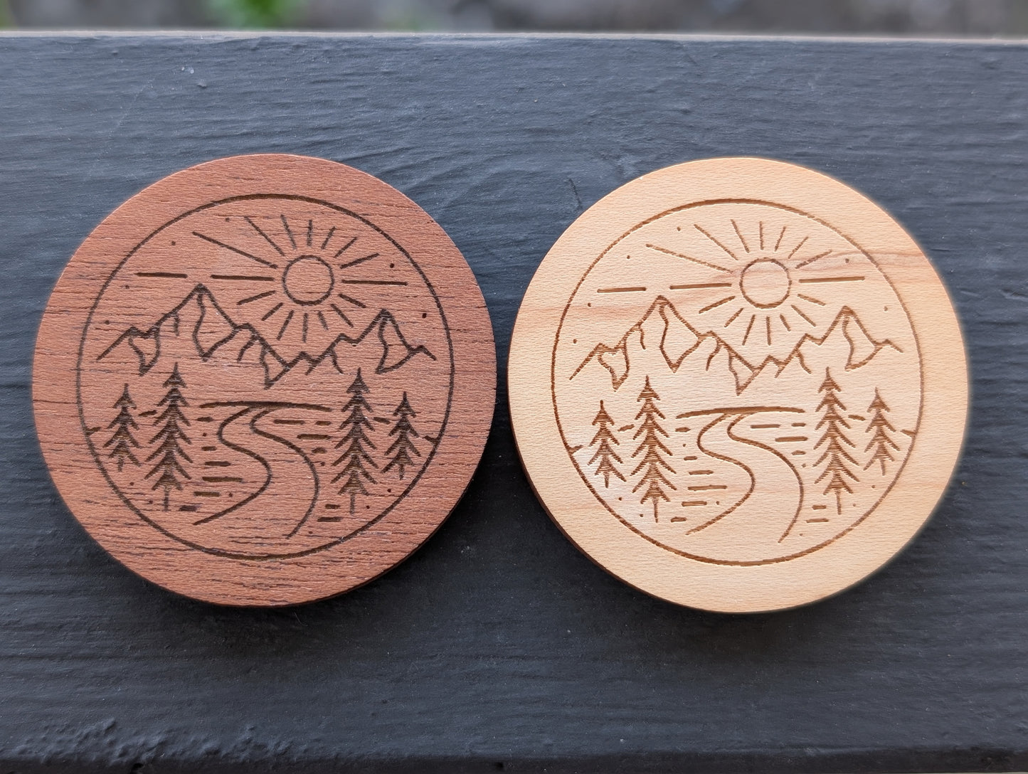Adventure Round Keychain/Magnet