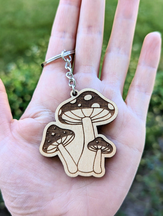 Mushroom Keychains