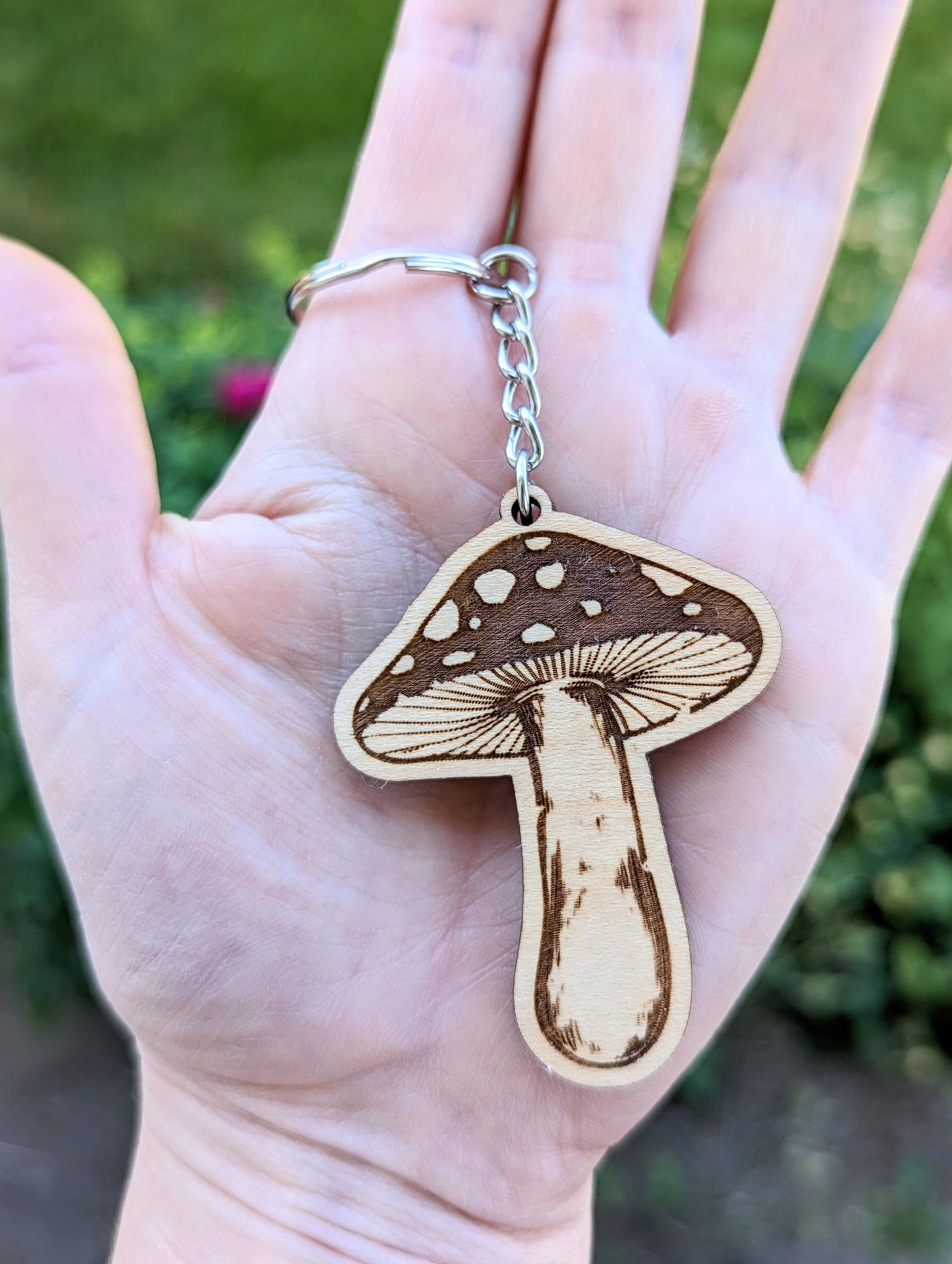 Mushroom Keychains