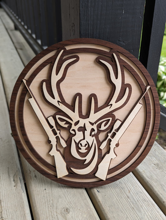 Wooden Hunting Sign