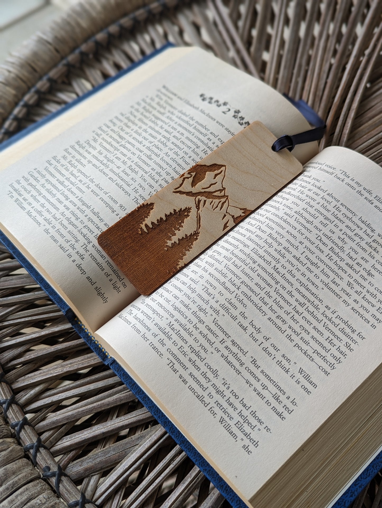 Wooden Mountain Bookmark