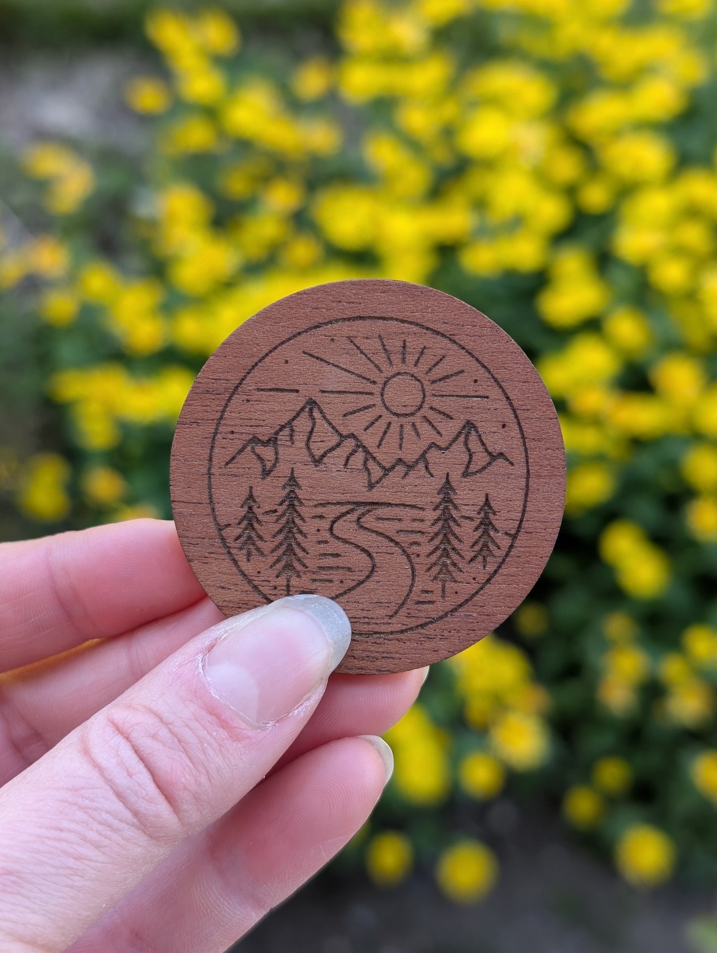 Adventure Round Keychain/Magnet