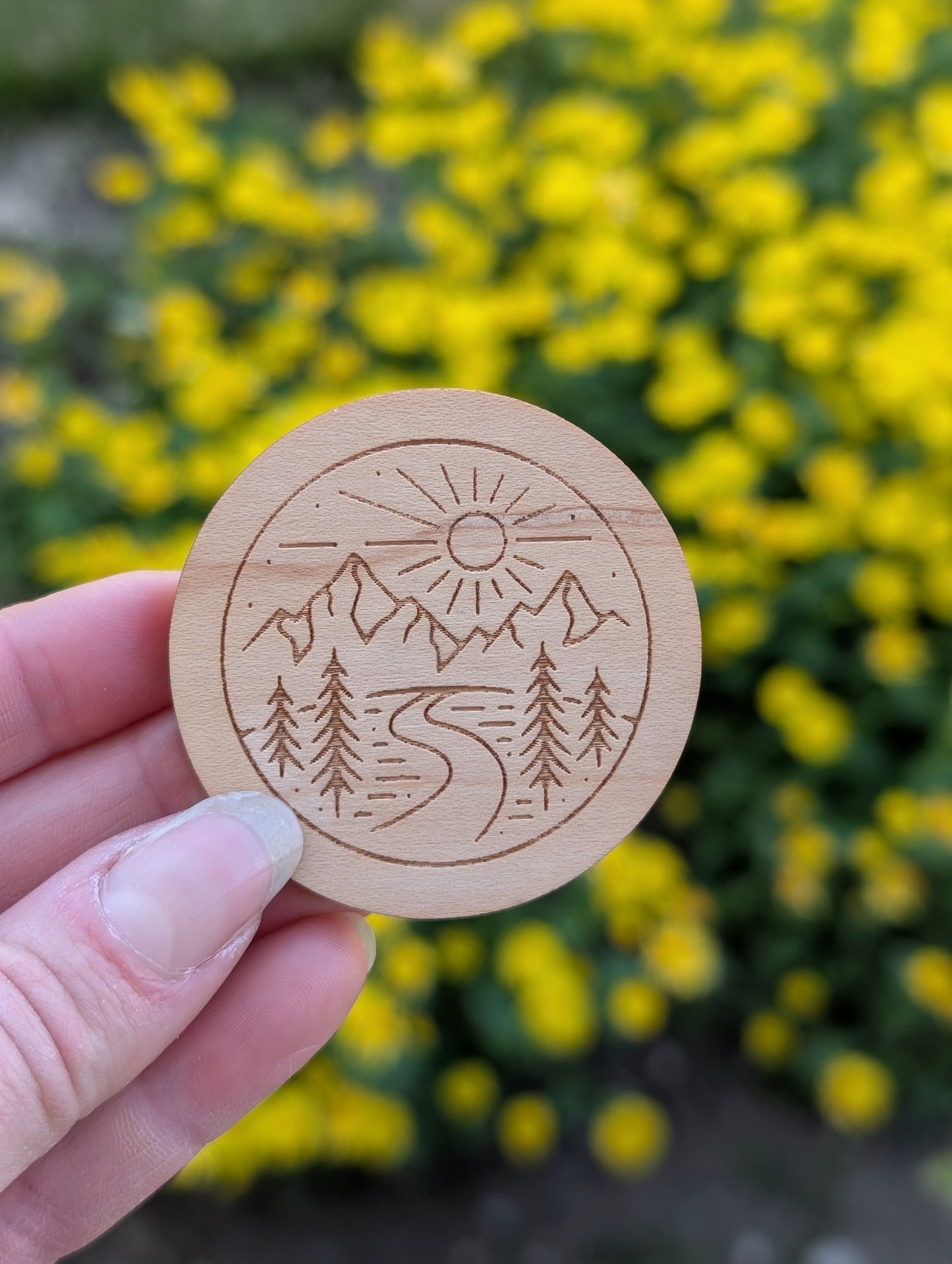 Adventure Round Keychain/Magnet