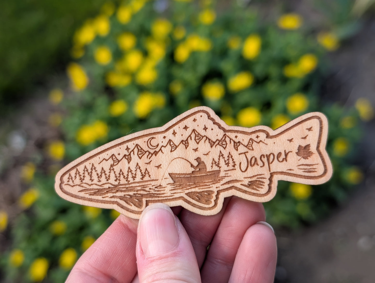 Adventure Fish Keychain and Magnet