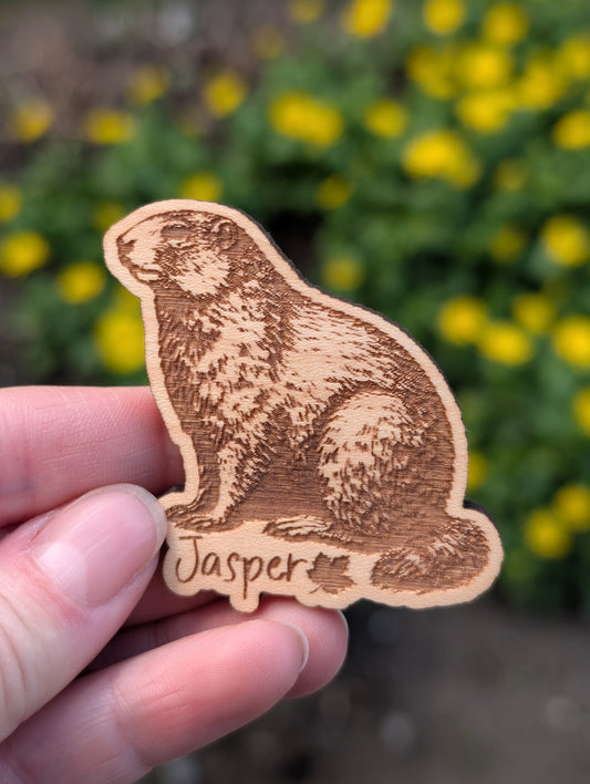 Marmot Magnet or keychain
