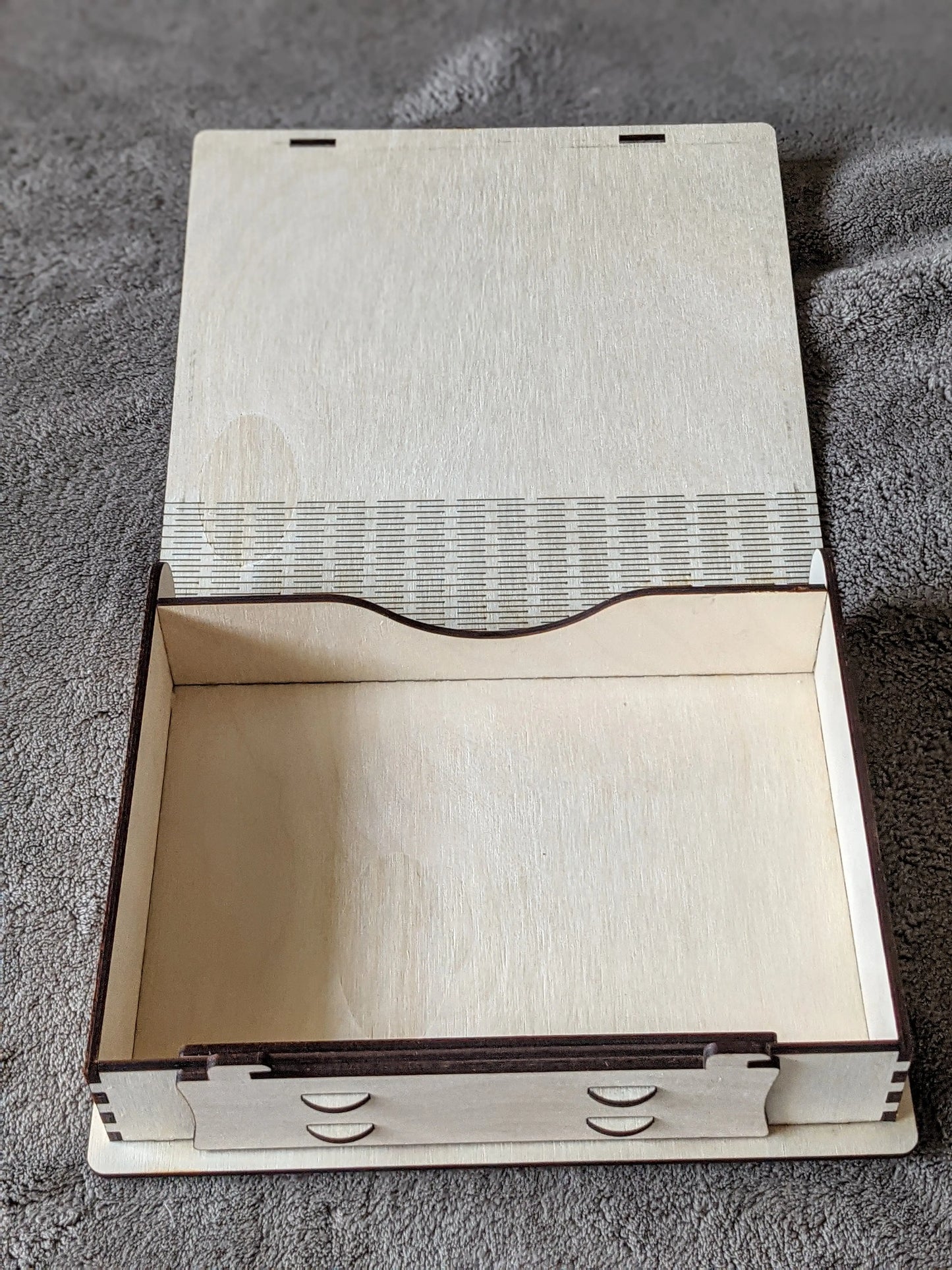 Custom Personalized Keepsake Storage Box Book with sliding bolt latch Box 60.00