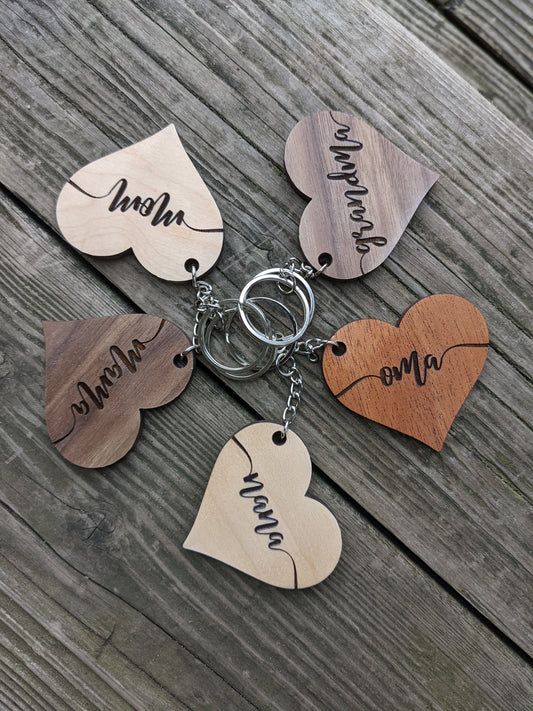 Heart Shaped Keychains Keychains 8.00