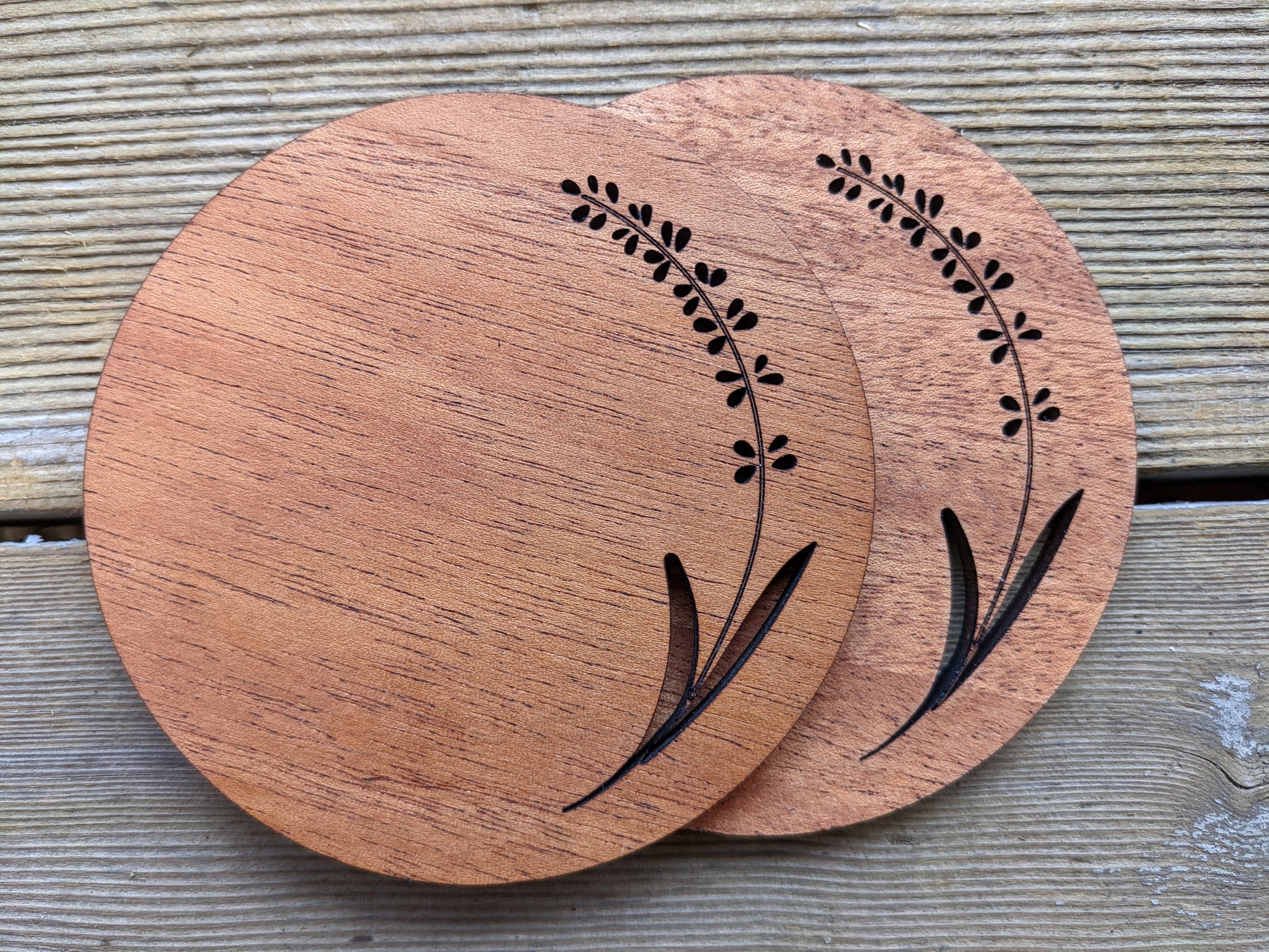 6.00 Lavender Coasters Coaster Chilliwack laser cutting and design