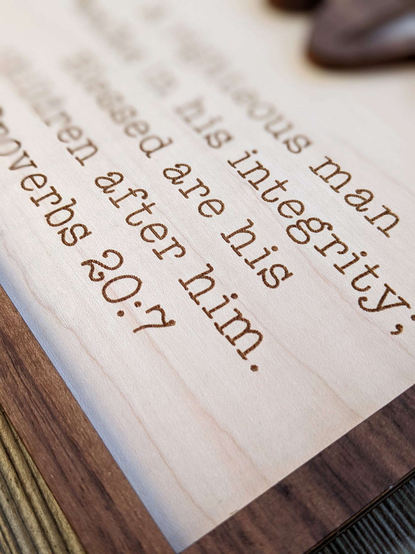 Bible Verse Sign for Dad