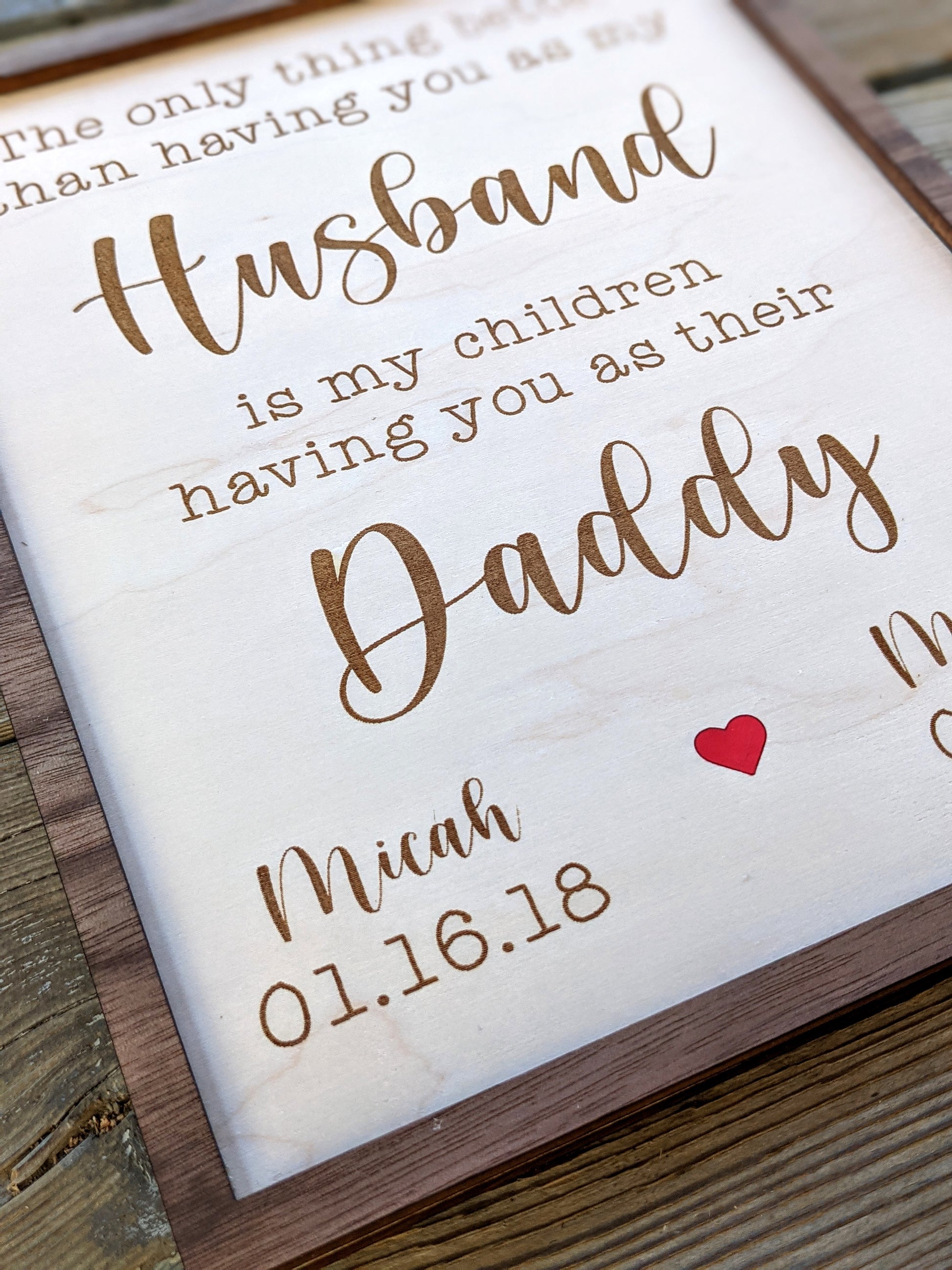 Personalized Sign for Dad Sign 35.00