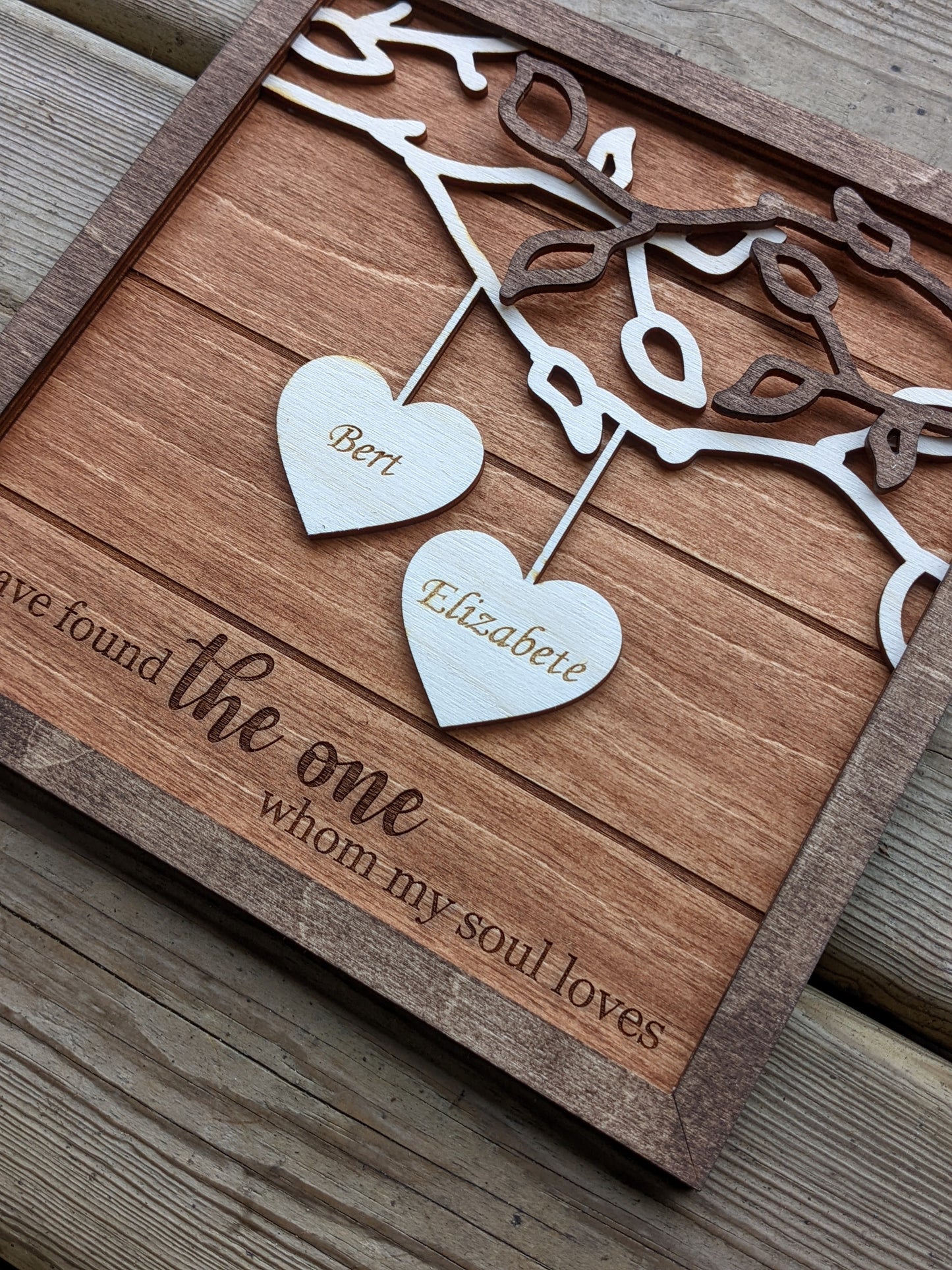 Personalized Valentine's Day Heart Sign