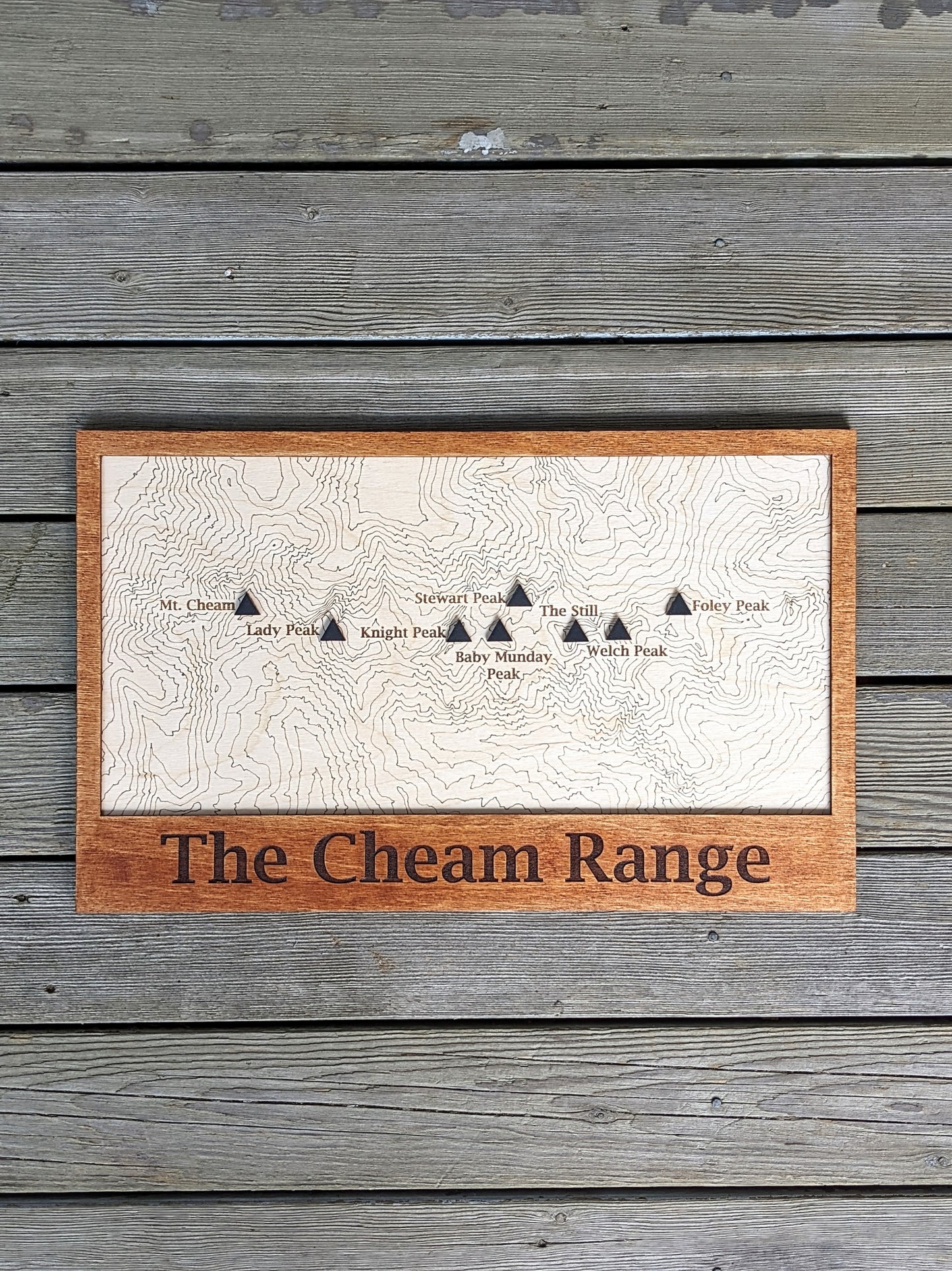 Cheam Range Map Map 60.00