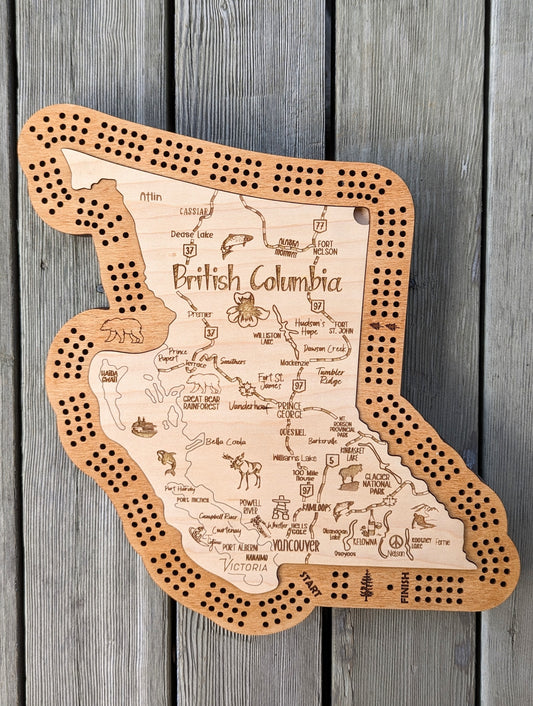 British Columbia Cribbage Board