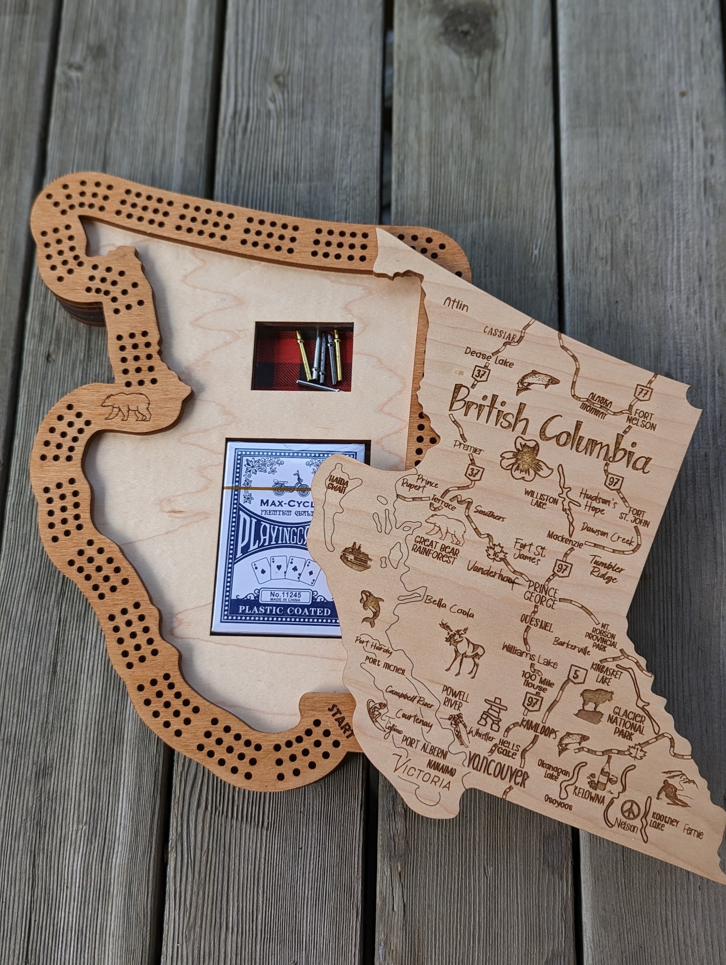 British Columbia Cribbage Board