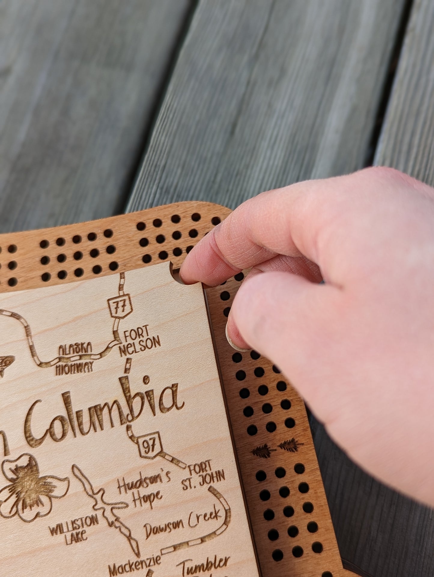 British Columbia Cribbage Board