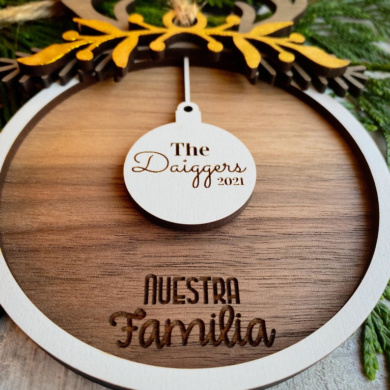 Personalized Family Christmas Ornament Christmas Ornament 35.00